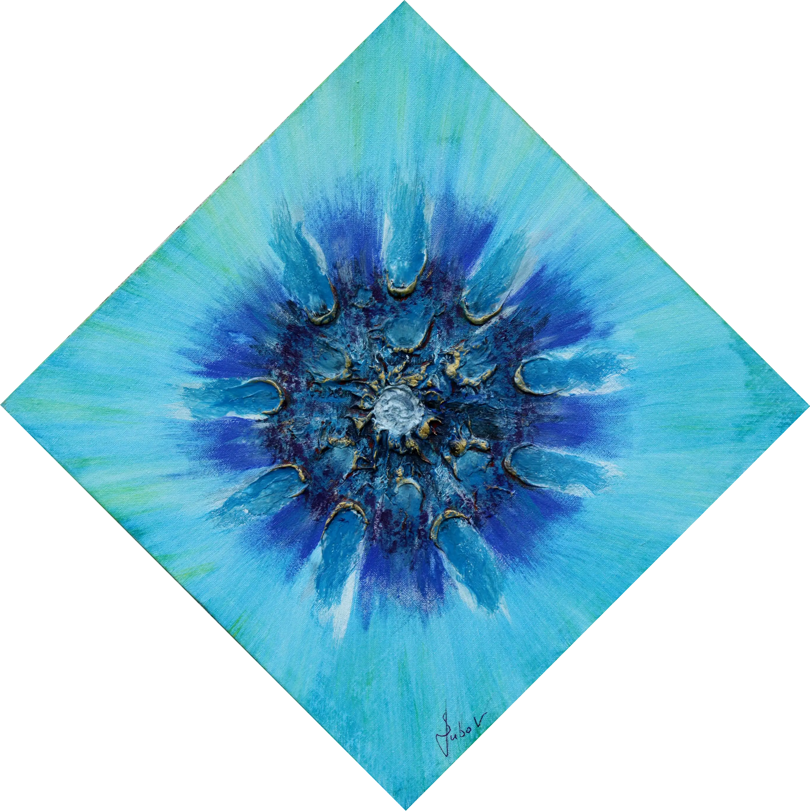 Schilderij: Keelchakra