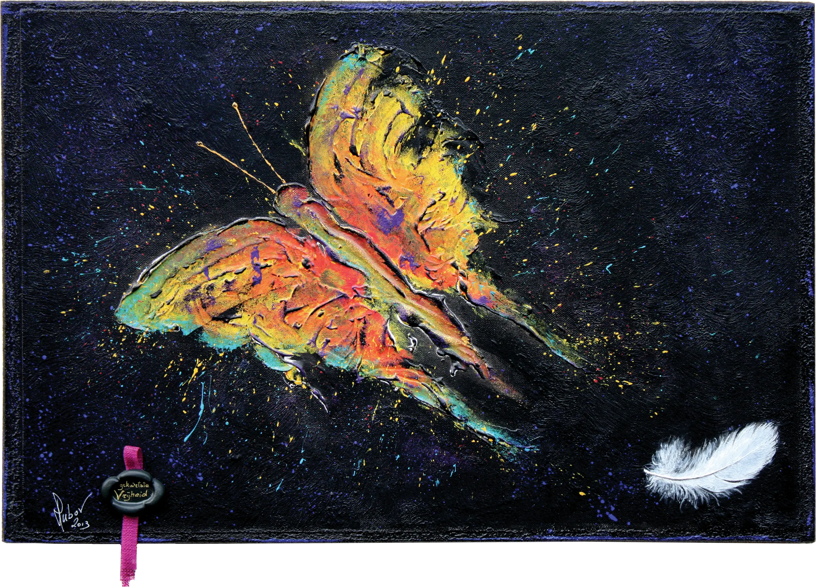 Schilderij: Gekwetste vrijheid