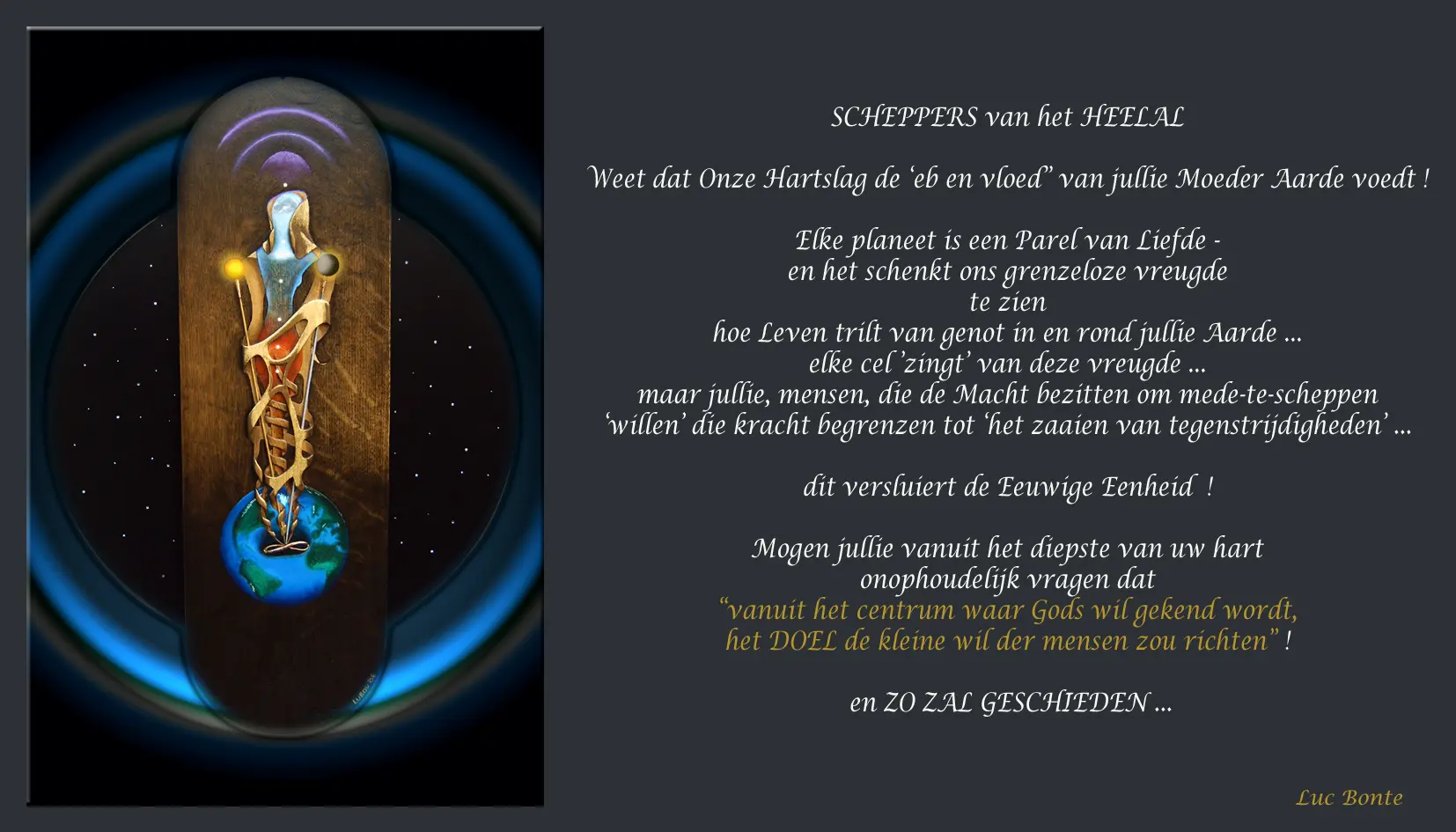 Reproductie: Schepper heelal